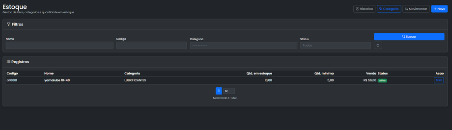 Estoque do MecaPulse